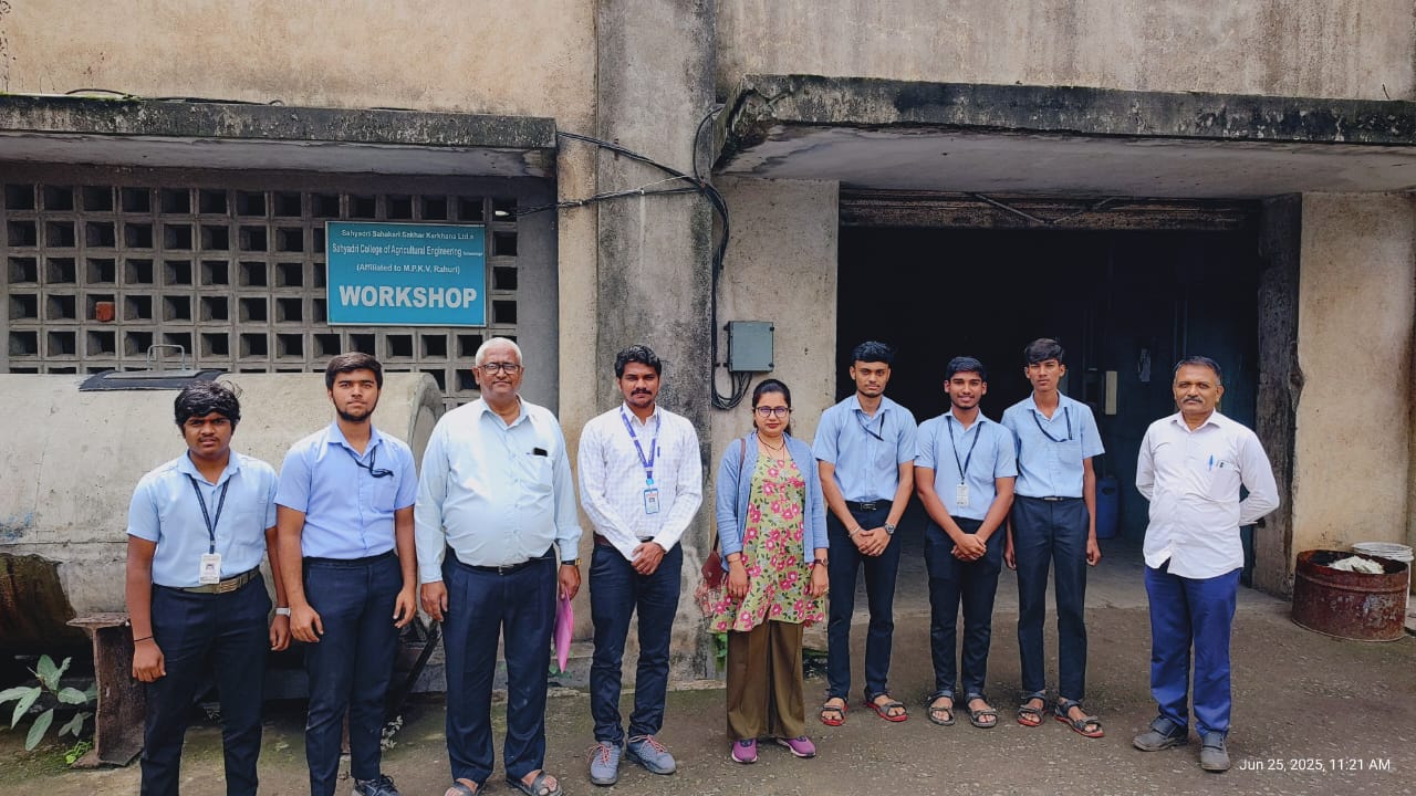 Summer Internship 2025: Faculty Visit to Industries (Sahyadri sugar factory & Jampow fabricators)